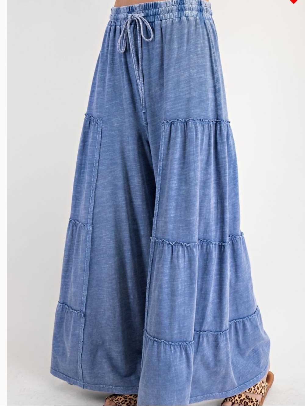 💕NEW! Easel Wide-Leg Blue Pants